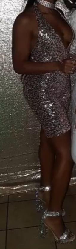 Stunning Sequin Halter Jumpsuit