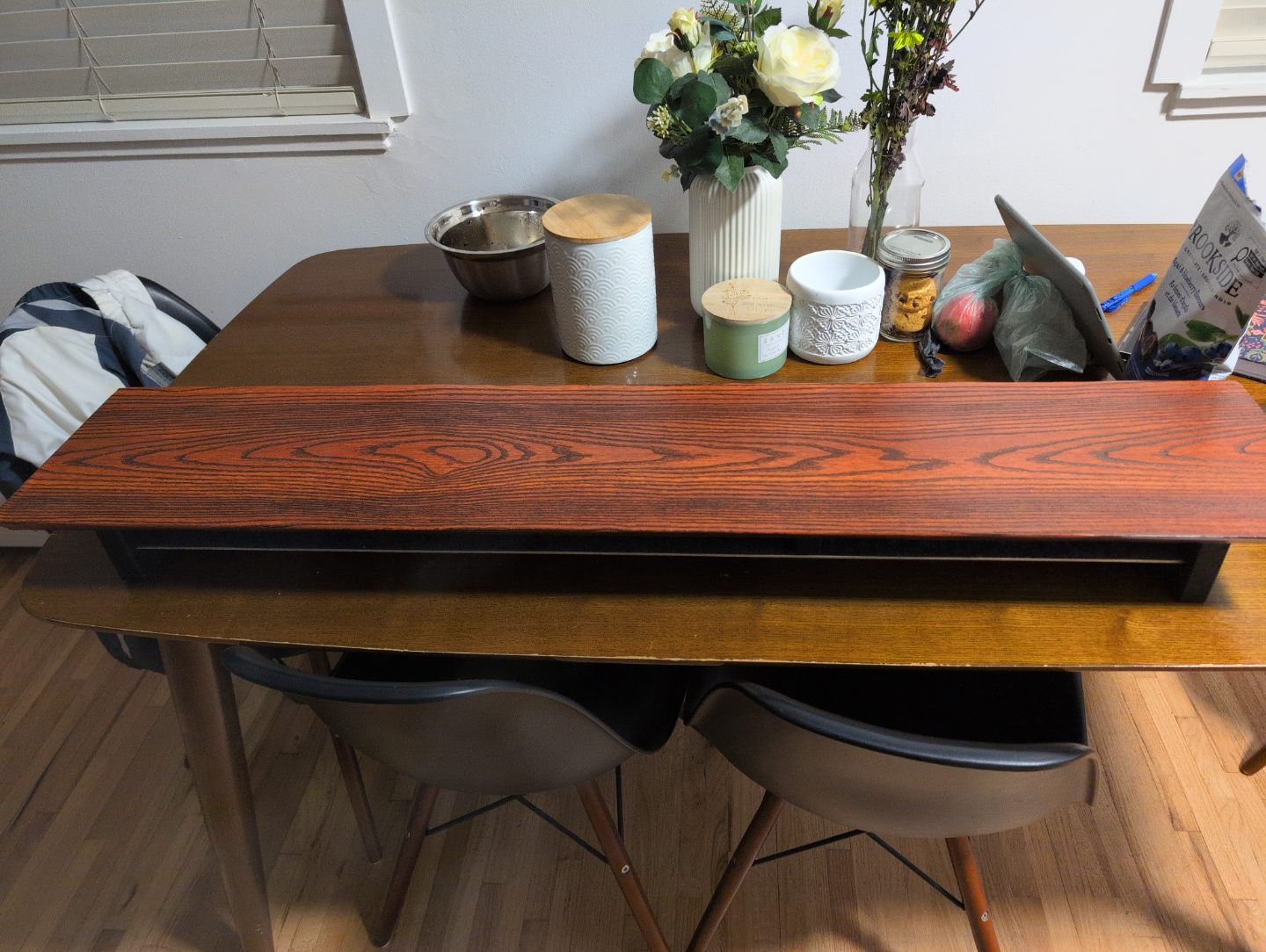 Wooden Desk Shelf
