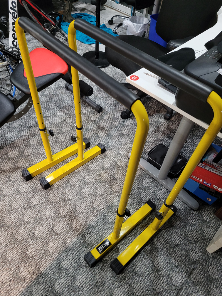 Power Guidance Parallel Bars - Yellow