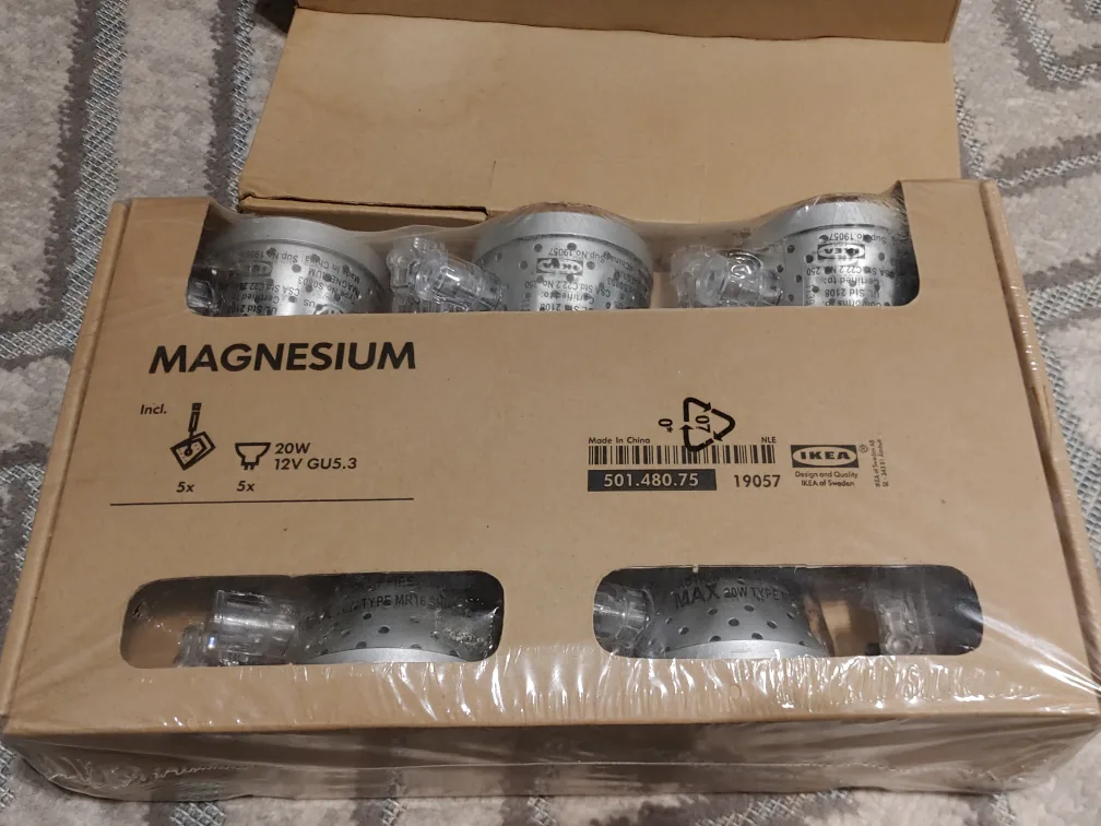 Rare Discontinued IKEA Magnesium Flexible Five Light Track Light image indicator(4)