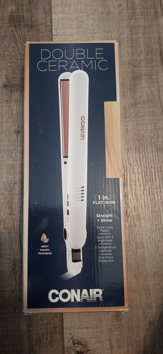 Conair Double Ceramic 1-Inch Flat Iron Hair Straightener - photo 2