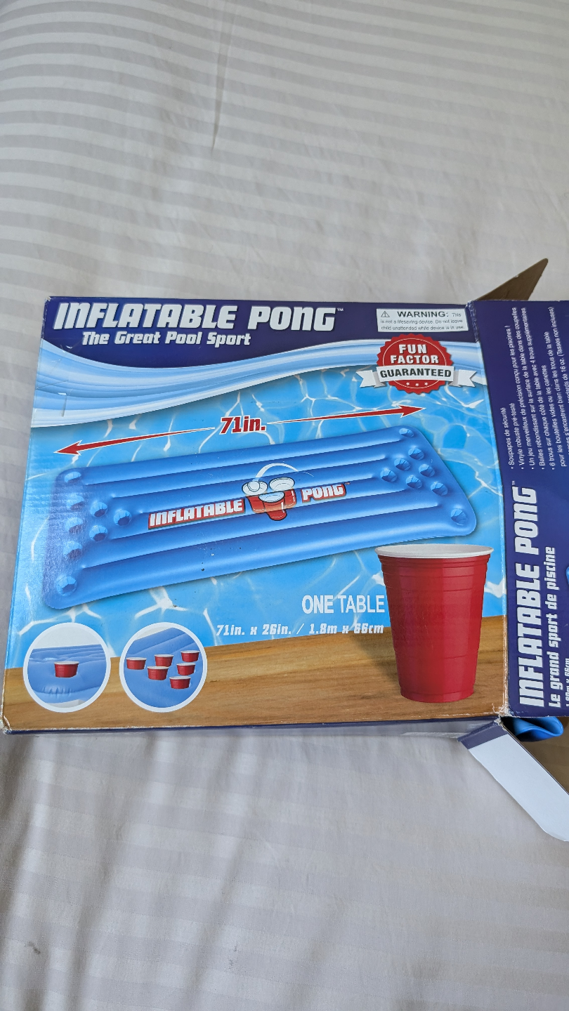 Beer Pong Pool Inflatable