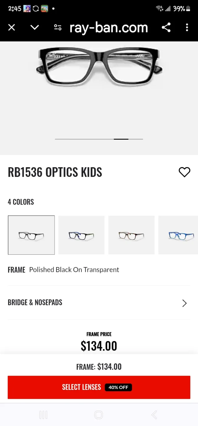 Ray-Ban Eyeglasses with Case image indicator(9)