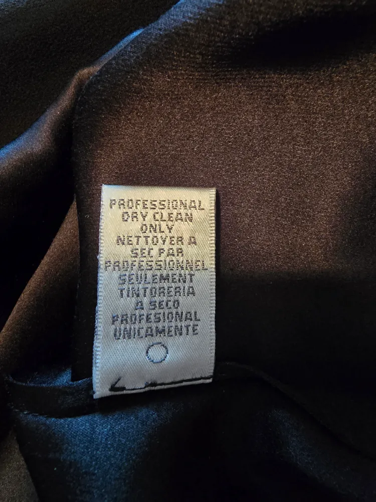 Badgley Mischka Black Silk Cocktail Dress Size 8 image indicator(4)