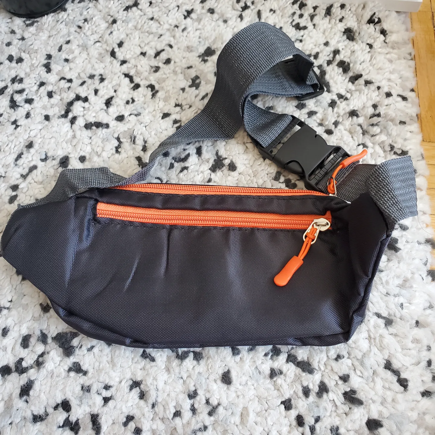 Black and Orange Sports Fanny Pack 🌱🧡 image indicator(2)