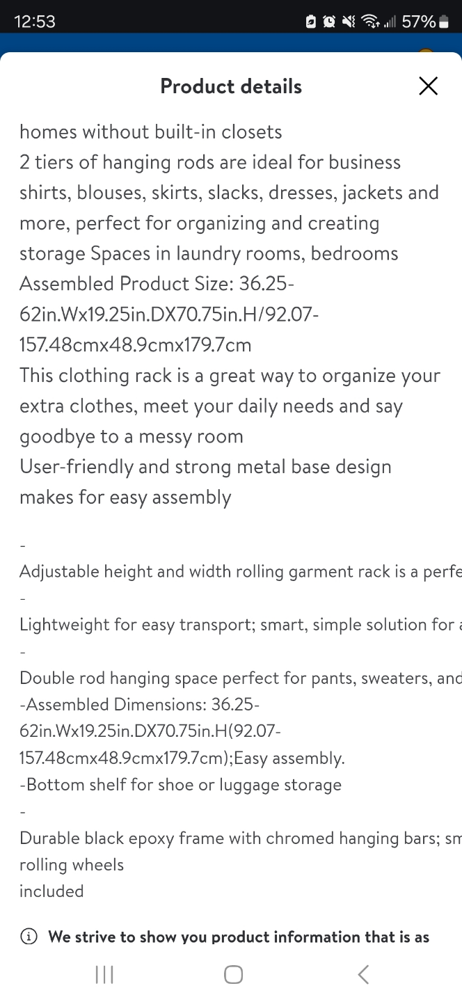2 Tier Adjustable Garment Rack - photo 2