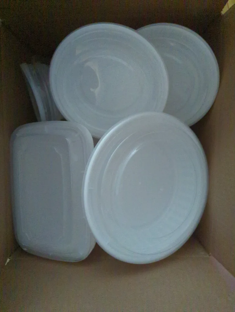 Plastic Takeout Food Containers - Clear and Black image indicator(2)