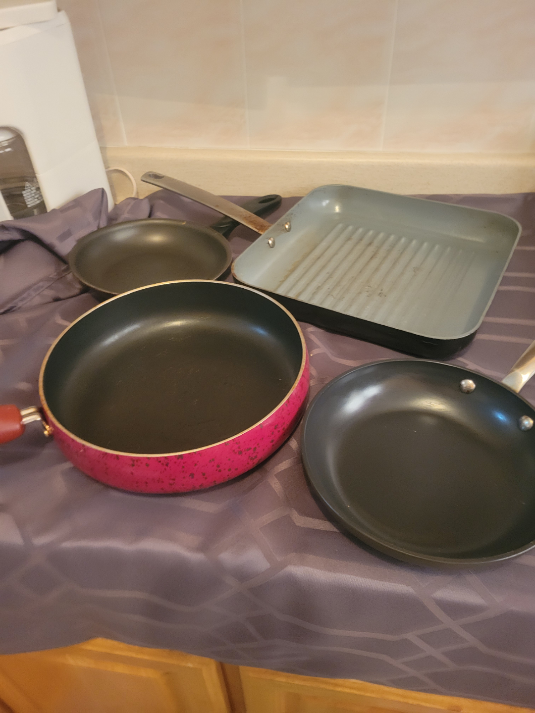 4-Piece Nonstick Frying Pan Set