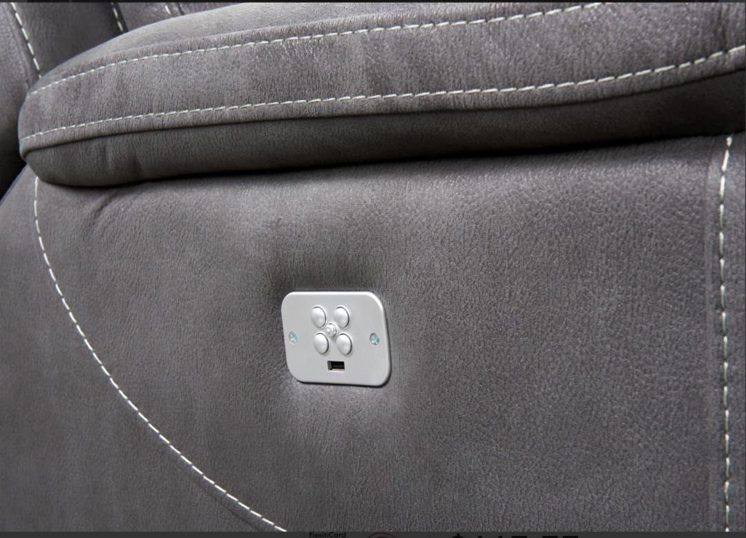 Reclining Sectional Sofa - Dark Grey - photo 4