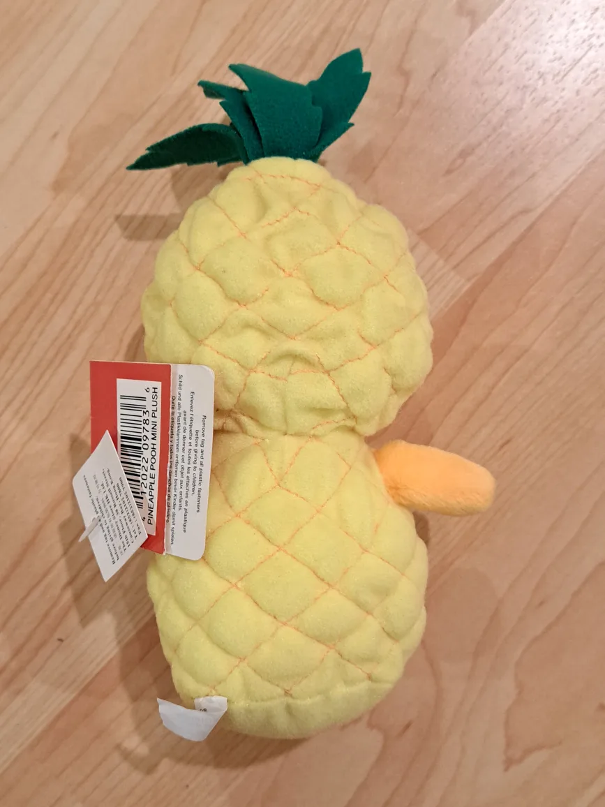 6" Pooh Pineapple Mini Plush - Disney Store image indicator(2)