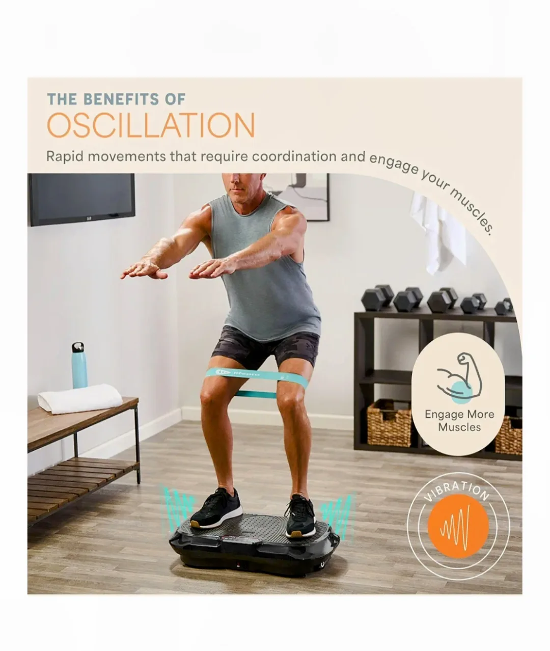 LifePro Waver Vibration Plate Exercise Machine image indicator(3)