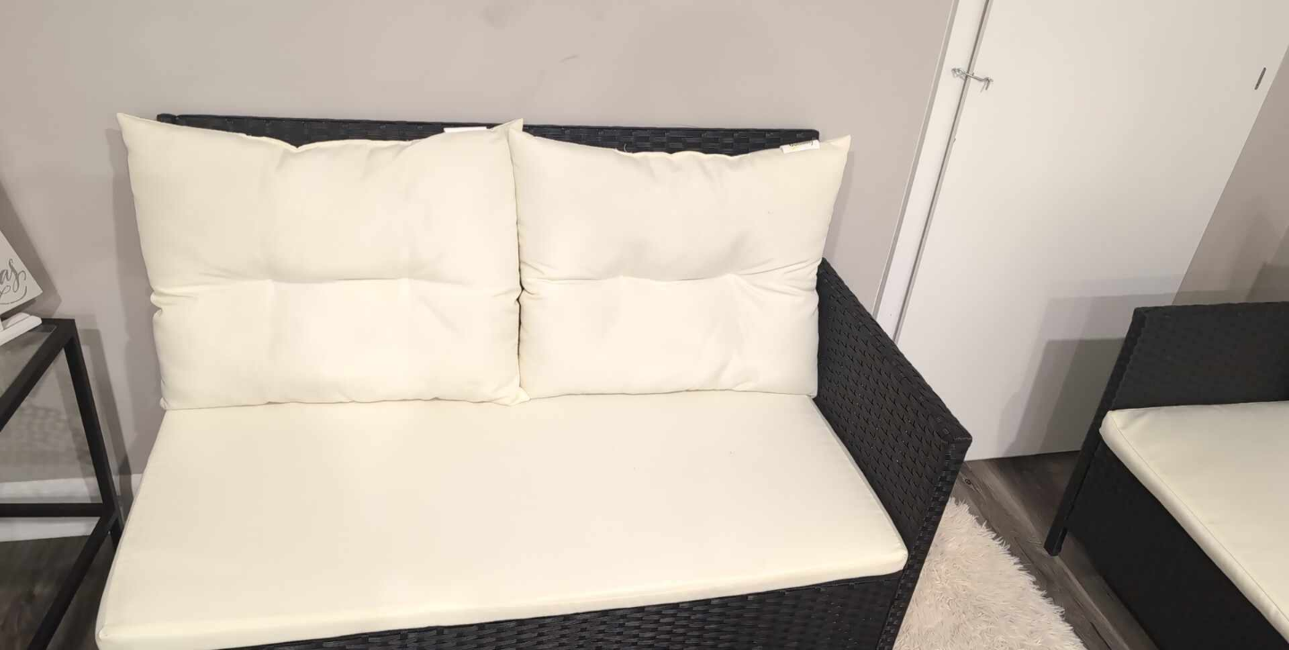 7-Piece Outdoor Patio Set with Tempered Glass Tabletop - photo 2