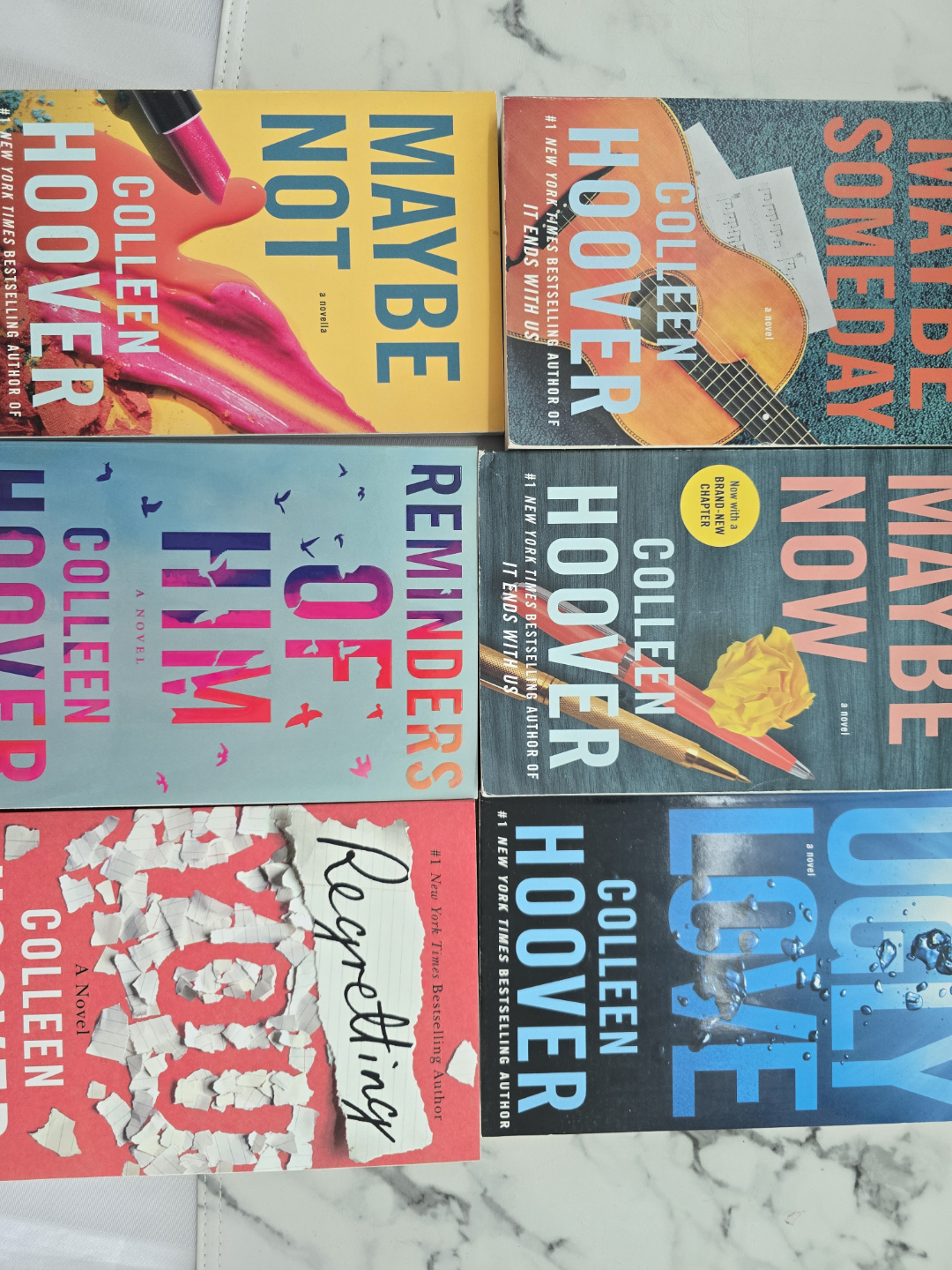Collection of Colleen Hoover novels