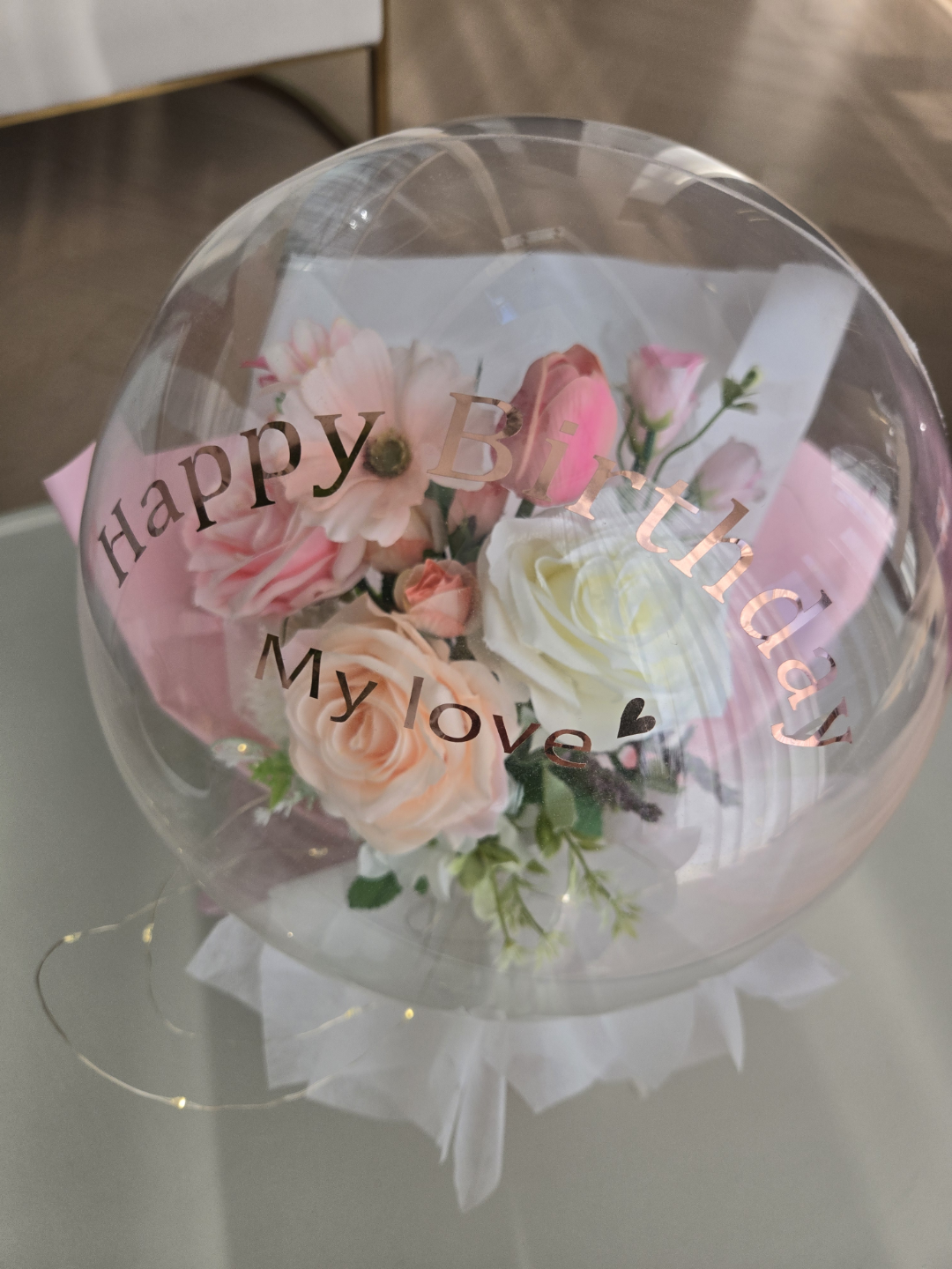 Birthday Anniversary Flower Balloon - photo 2