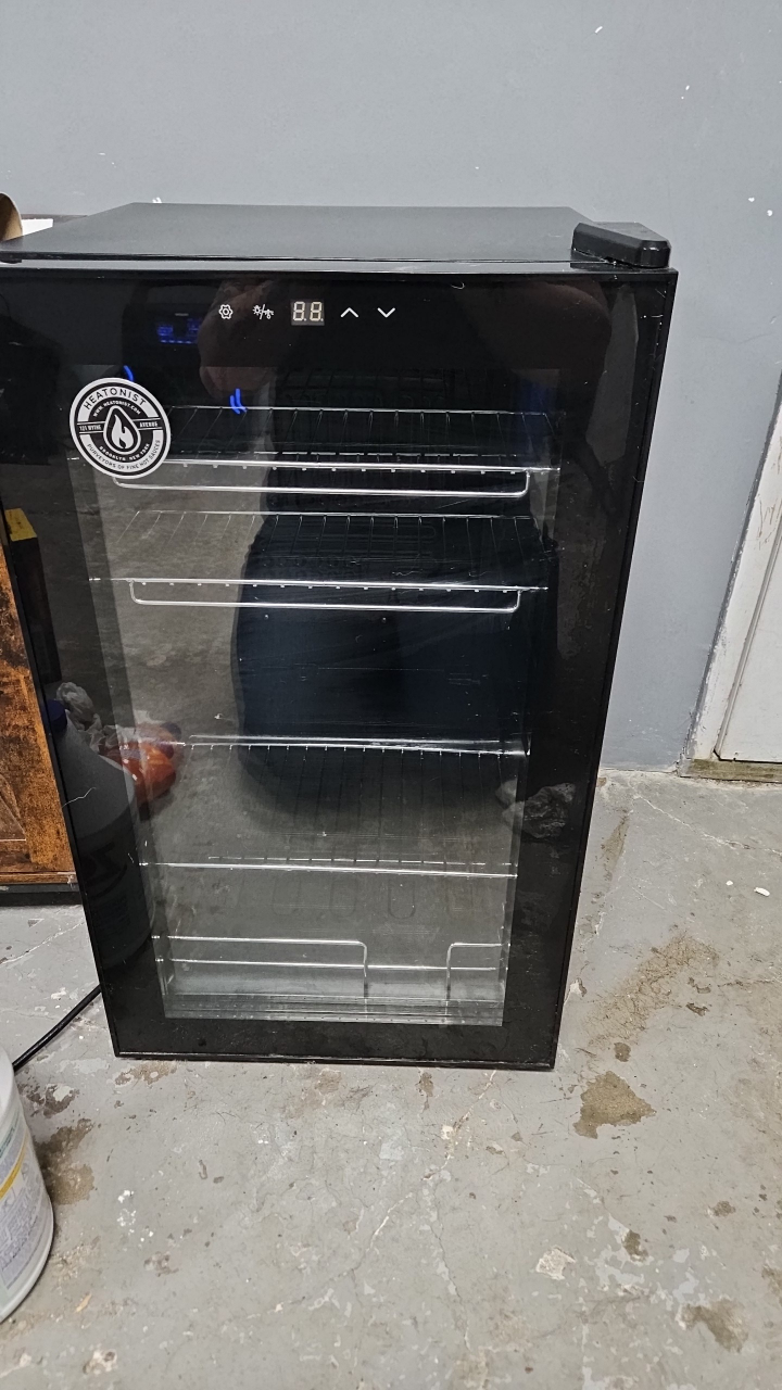 Black wine cooler