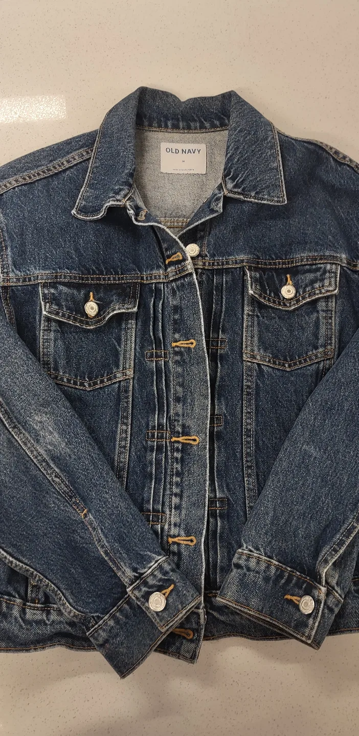 (NEW)  Old Navy  Denim  Jacket (unisex) image indicator(3)