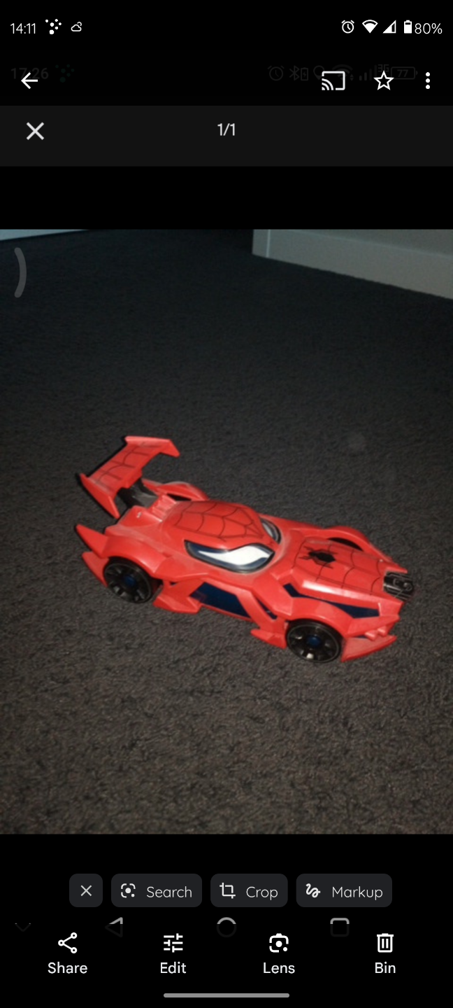 Spider-Man Toy Car