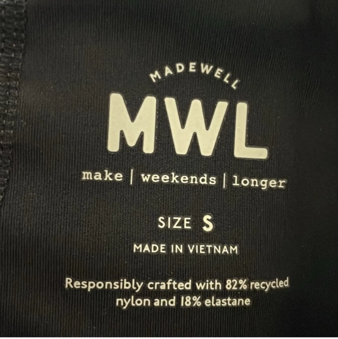 Madewell MWL Black Size Small Leggings💚 image indicator(3)