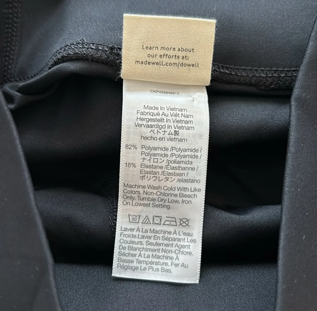 Madewell MWL Black Size Small Leggings💚 image indicator(5)