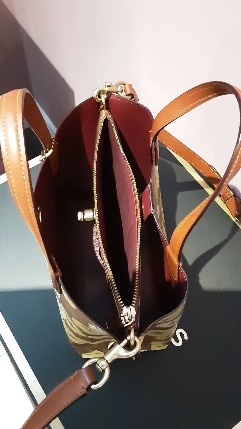 Coach Floral Tote Bag image indicator(3)