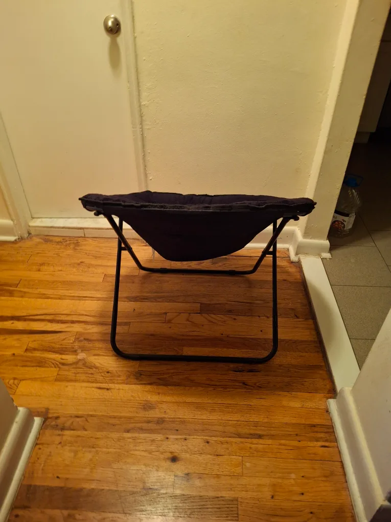 Foldable Round Chair - Black image indicator(3)