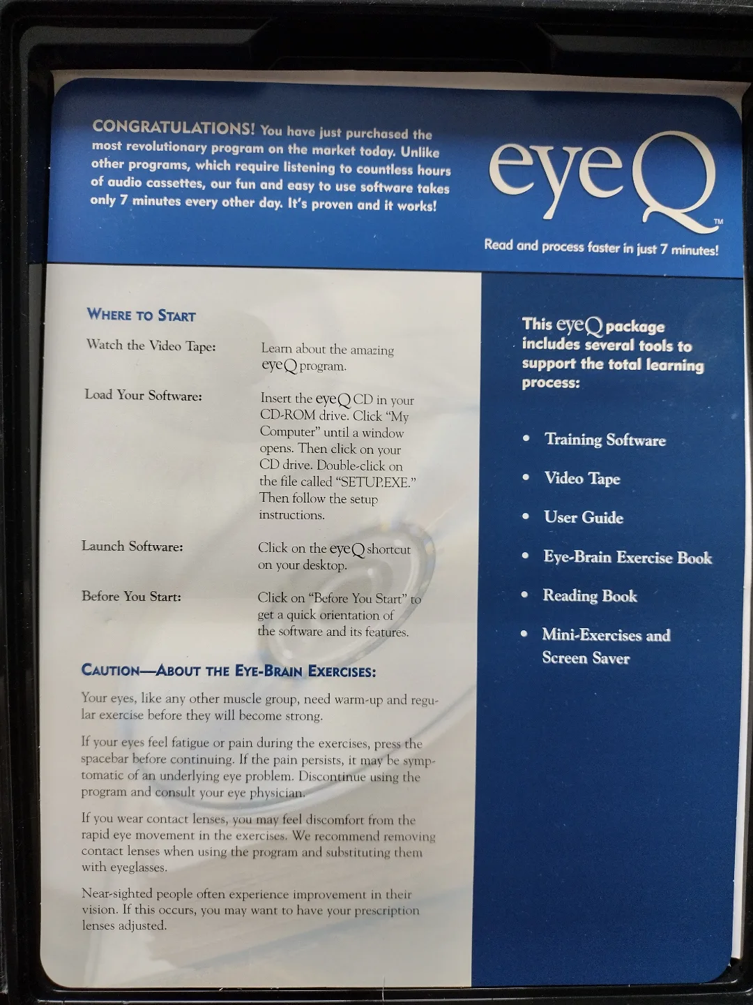 EyeQ Reading Enhancement Program - Single User CD-ROM 💚 image indicator(2)
