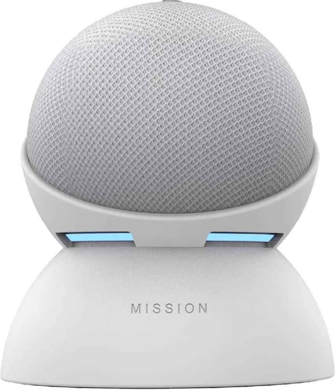Mission Battery Base for Amazon Echo Dot (5th Gen) - White - photo 4
