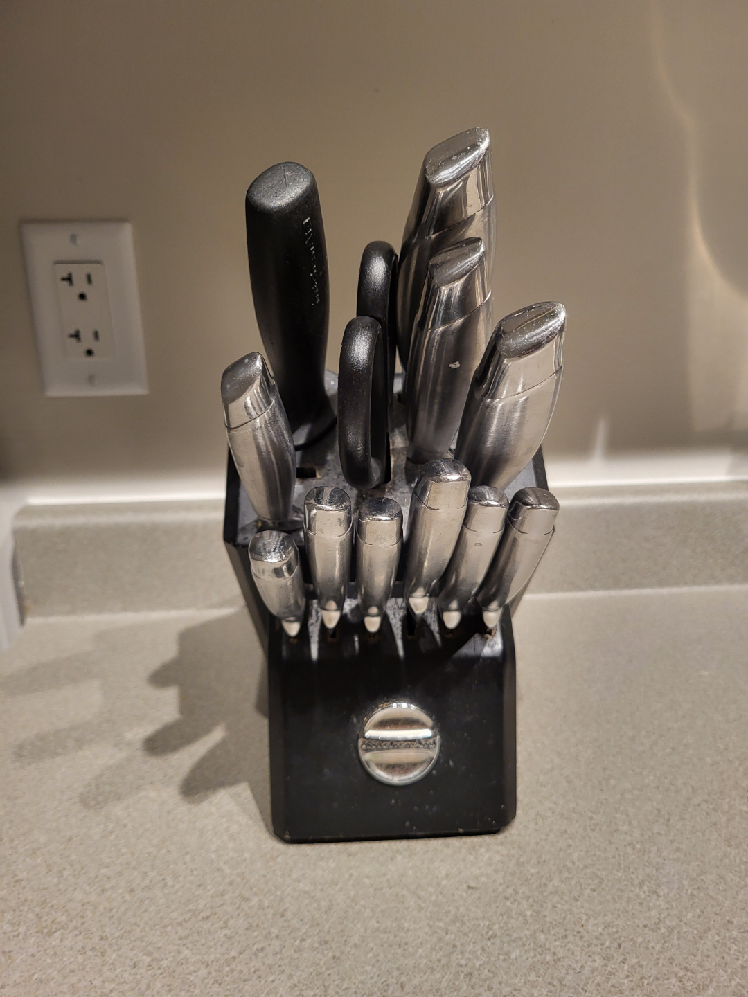Kitchen Knife Set with Block