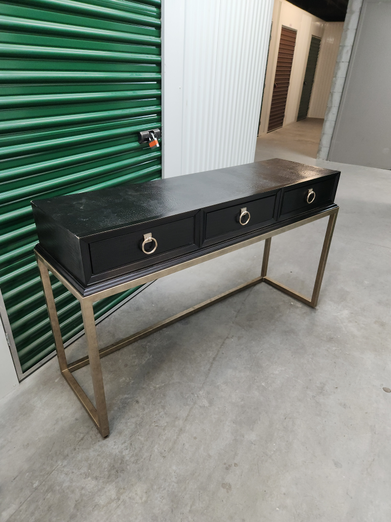 Modern Console Table with Three Drawers