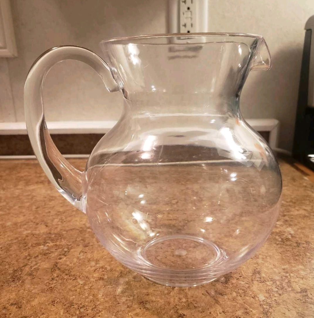 Large Clear Pitcher