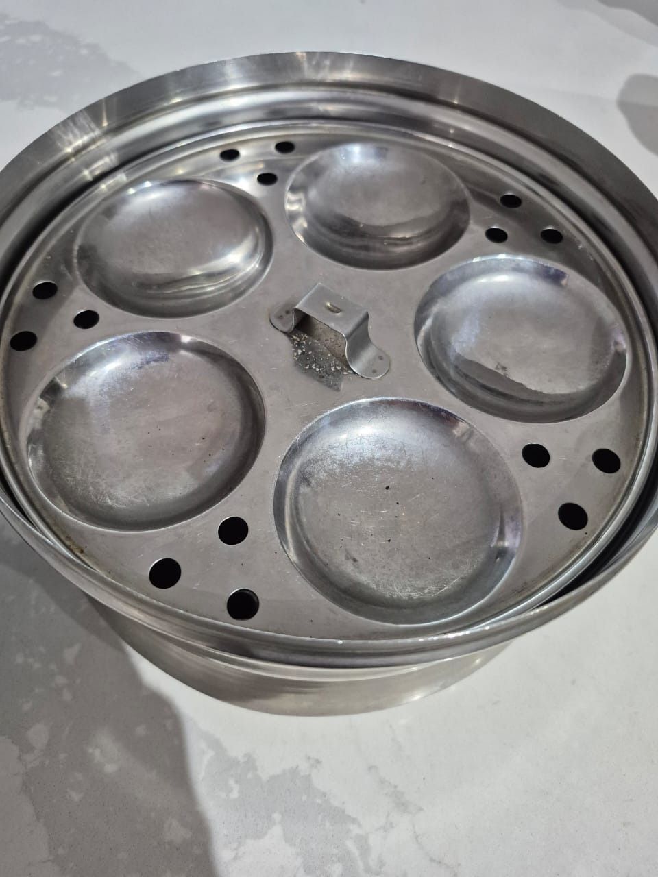 Stainless Steel Idli Maker + Basin - photo 3