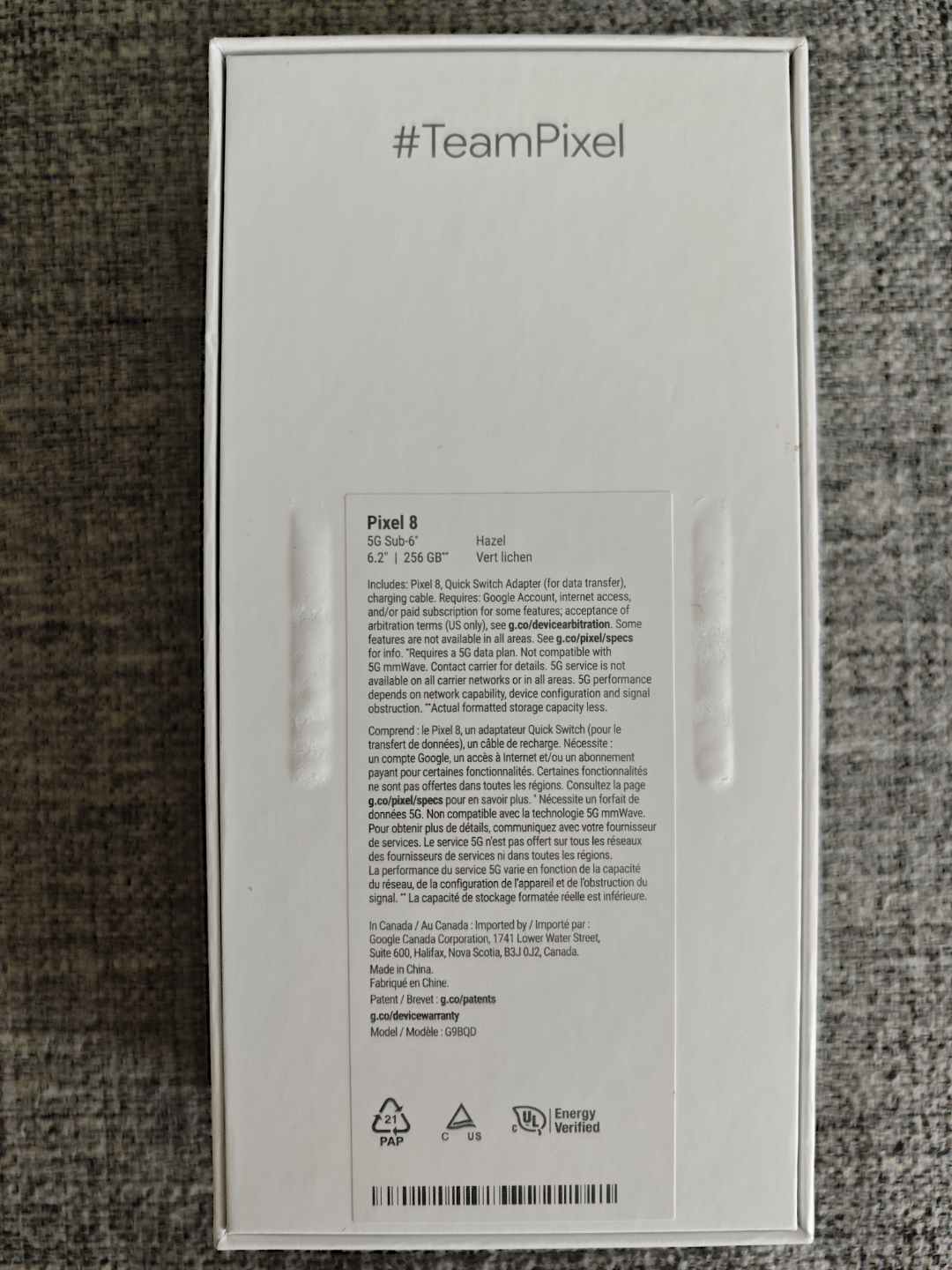 *Like New* Google Pixel 8, 256 GB, Hazel, Unlocked - photo 5