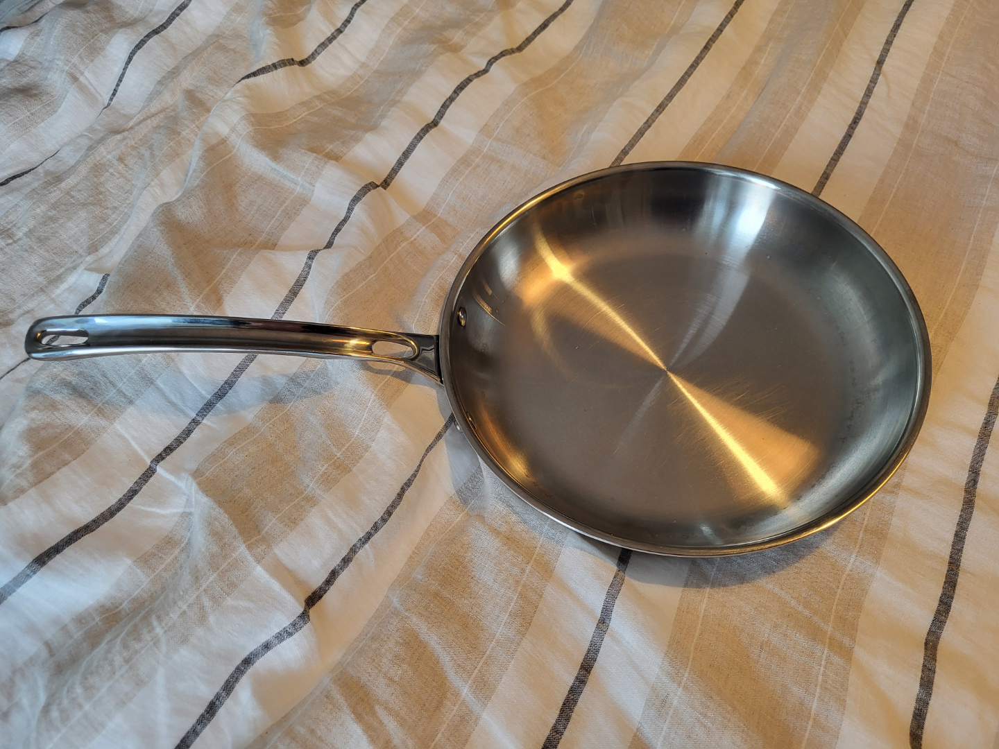 Viking 3-Ply Stainless Steel Fry Pan, 10 inch, Silver - photo 3