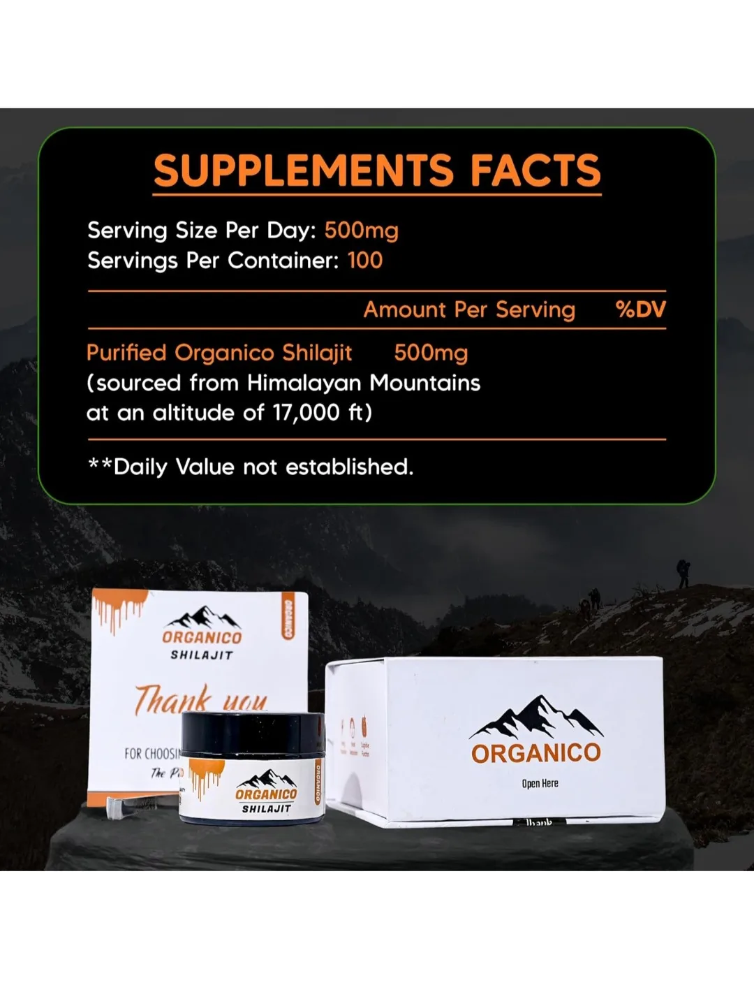 Organico Shilajit Supplement - 100 Servings image indicator(4)