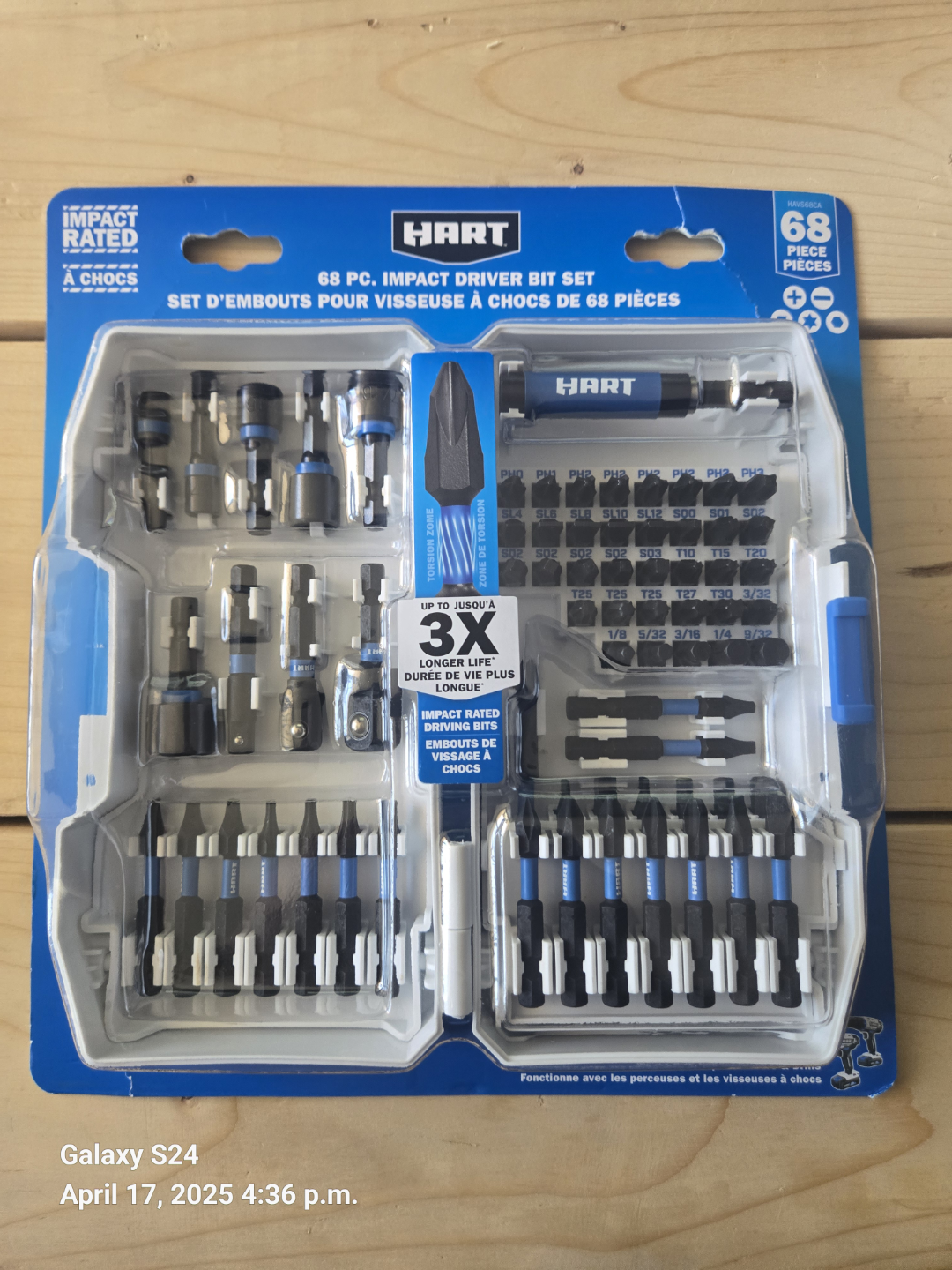 HART 68-Piece Impact Driver Bit Set