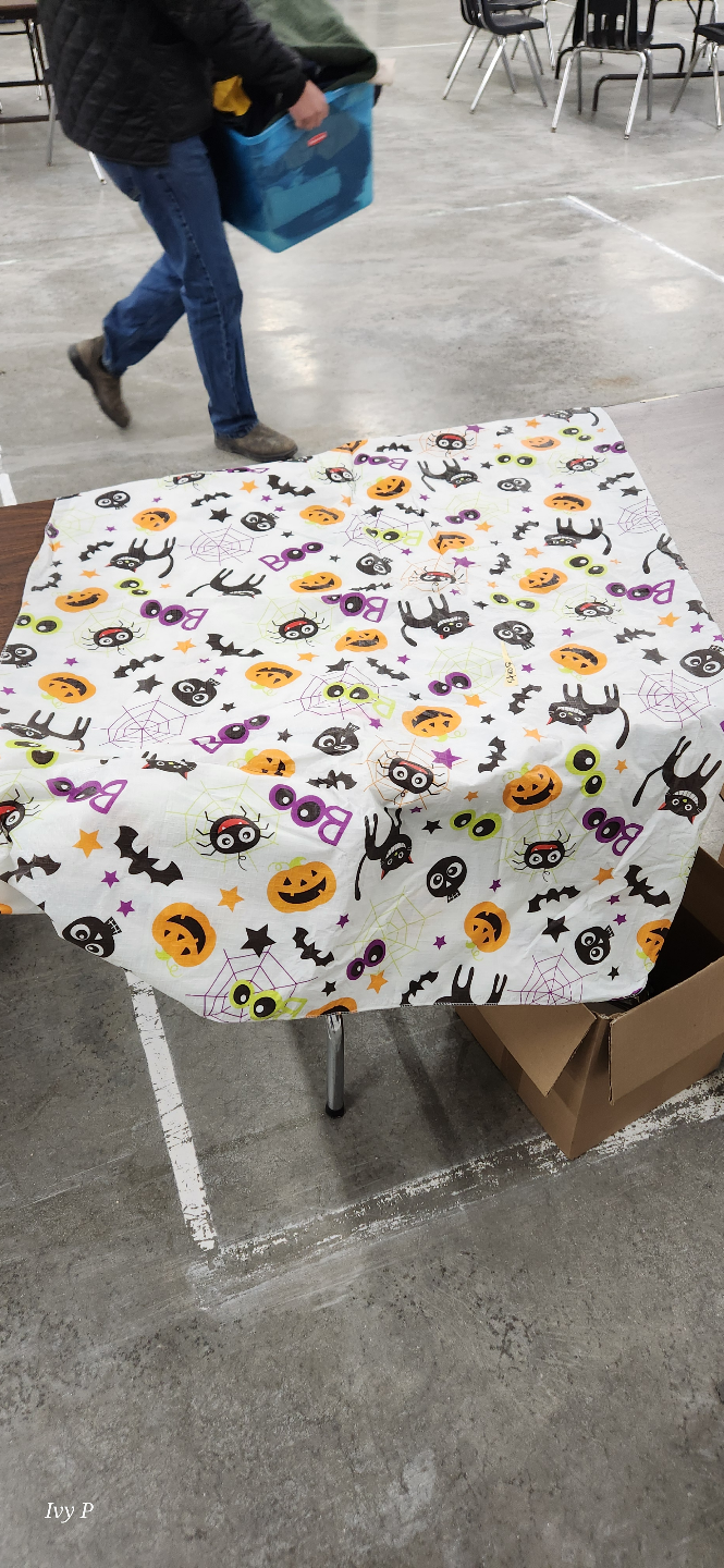 plastic Halloween Tablecloth