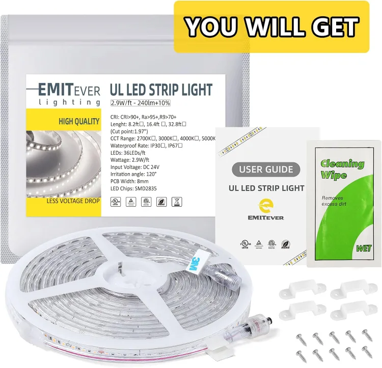 24V LED Strip Lights - Dimmable, Flicker-Free, IP67 Waterproof 💚 image indicator(3)