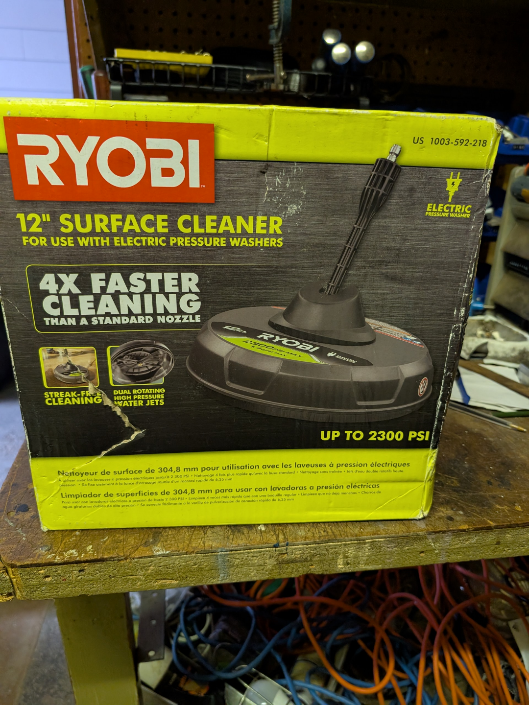 Ryobi 12" Electric Pressure Washer Surface Cleaner - photo 2