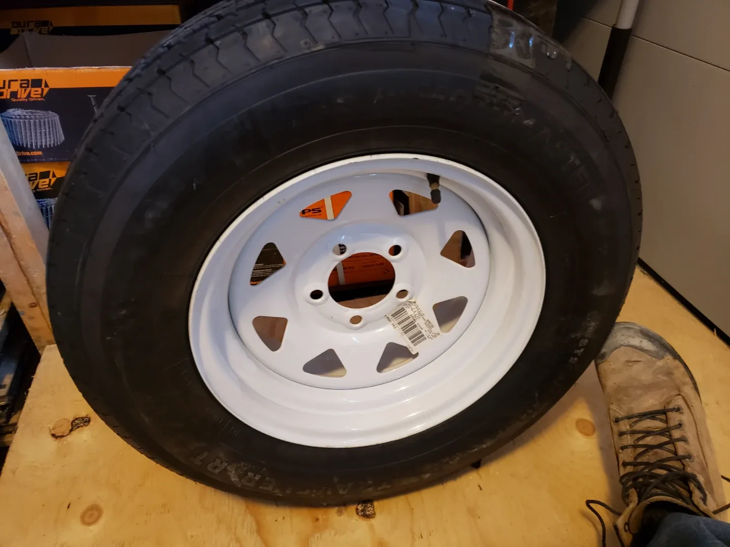 14 inch trailer tire and wheel thumbnail