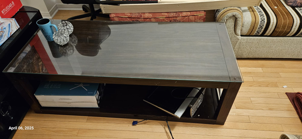 Glass Top Coffee Table