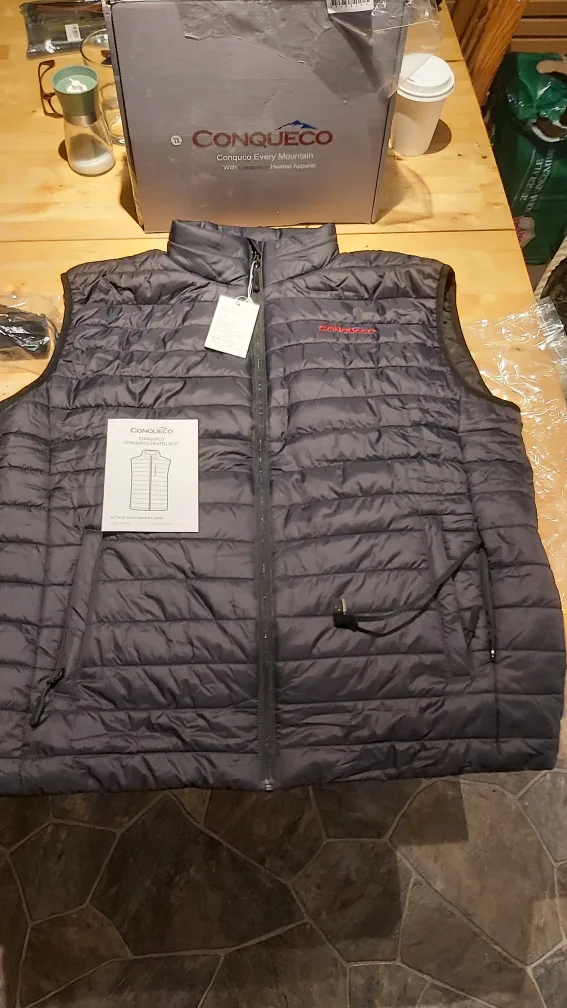 Heated Vest -battery+charger XXL NEW image indicator(3)