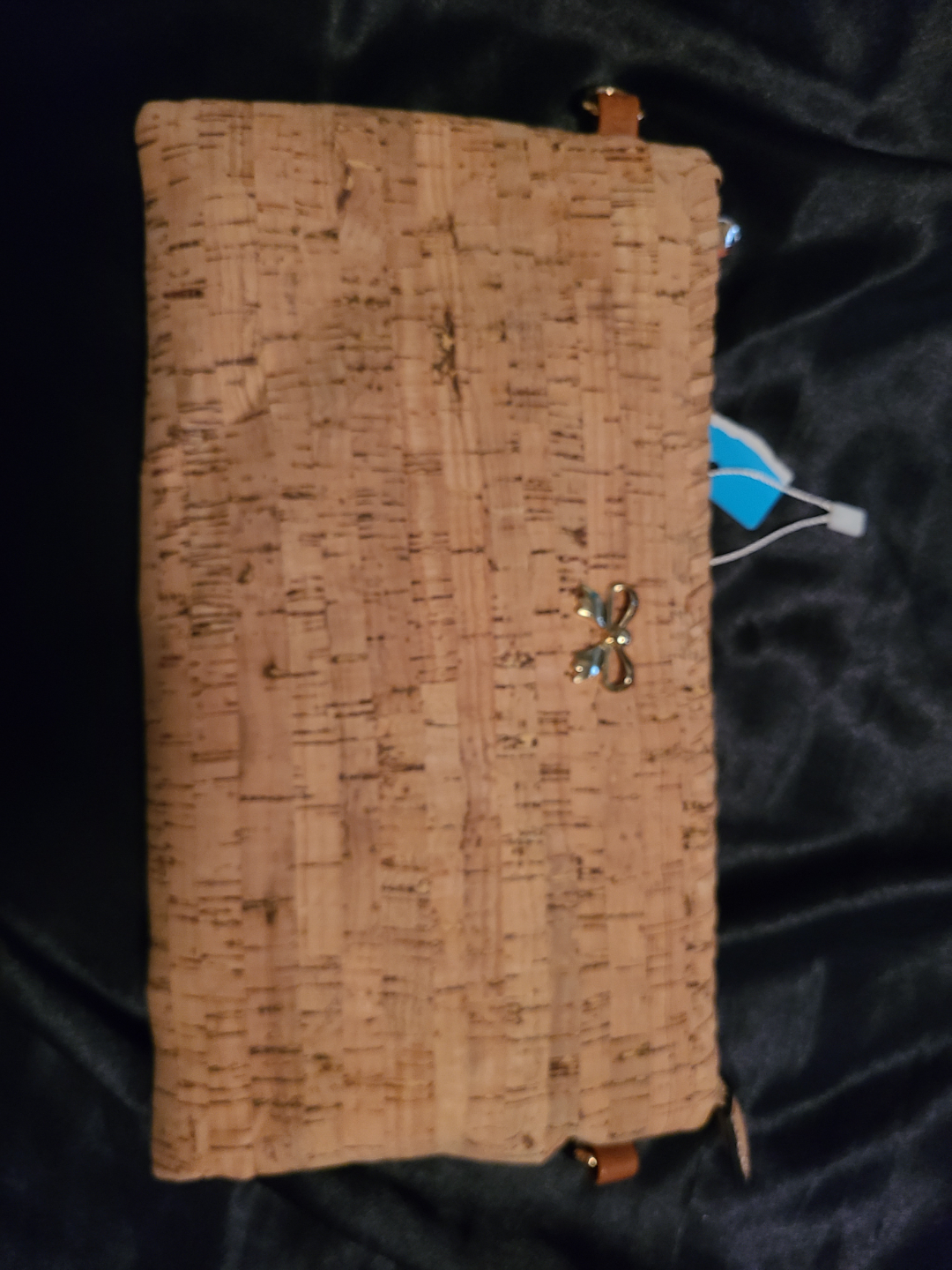 Cork Clutch Purse with Removable Strap