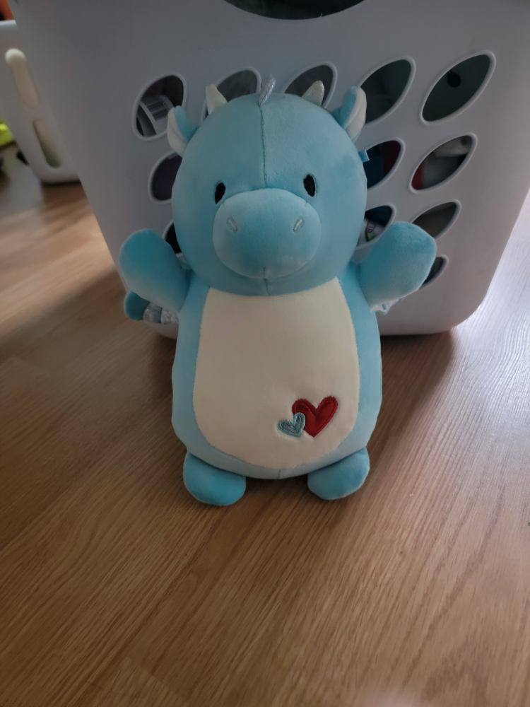 Adorable Squishmallow Blue Dragon Plush Toy