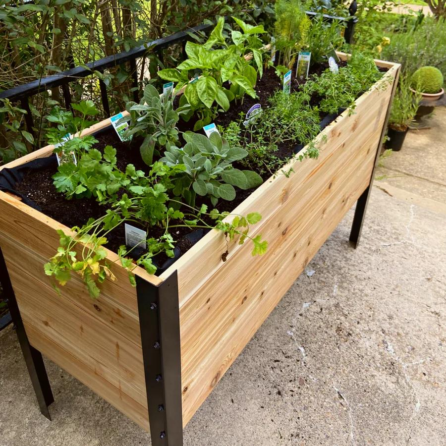 Raised Garden Bed with Stand - Western Red Cedar
