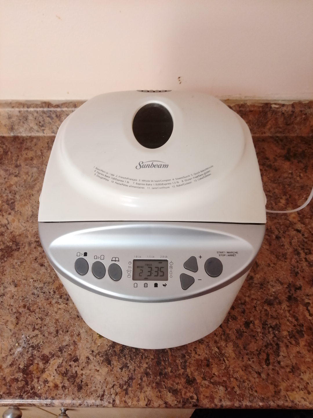Sunbeam Bread Maker