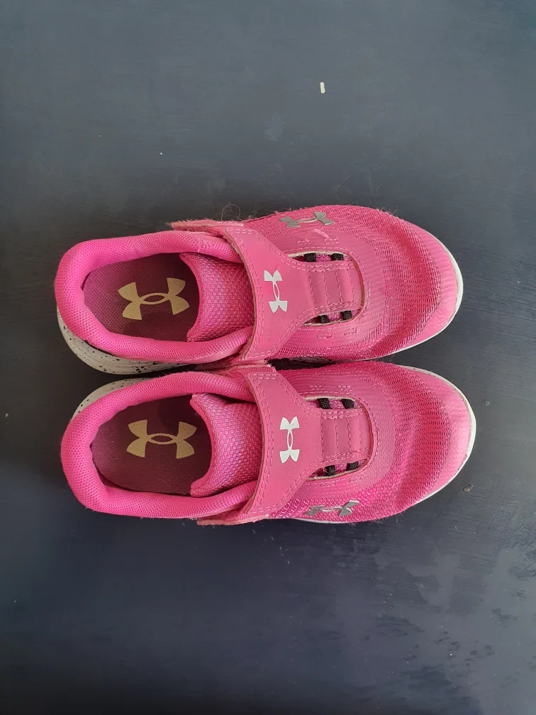 Pink Under Armour Toddler Girls' Running Shoes #freecycle image indicator(3)