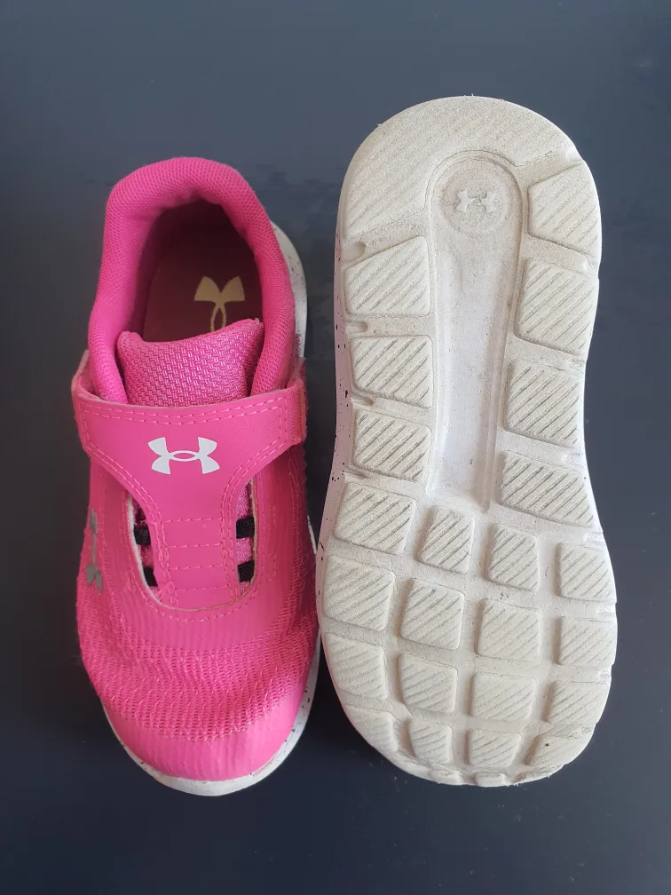Pink Under Armour Toddler Girls' Running Shoes #freecycle image indicator(6)
