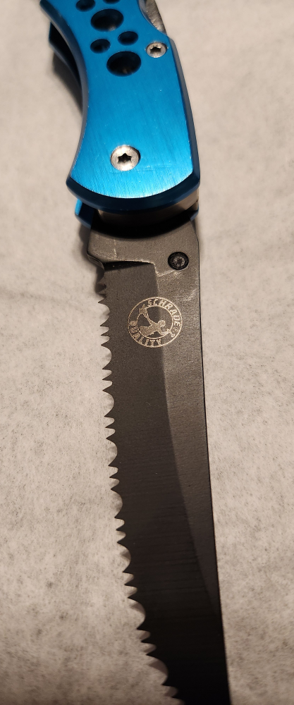 Schrade Extreme Blue Folding Knife - photo 2