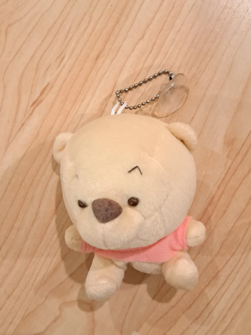 4" Adorable Pooh Bear Keychain Plush Toy image indicator(2)