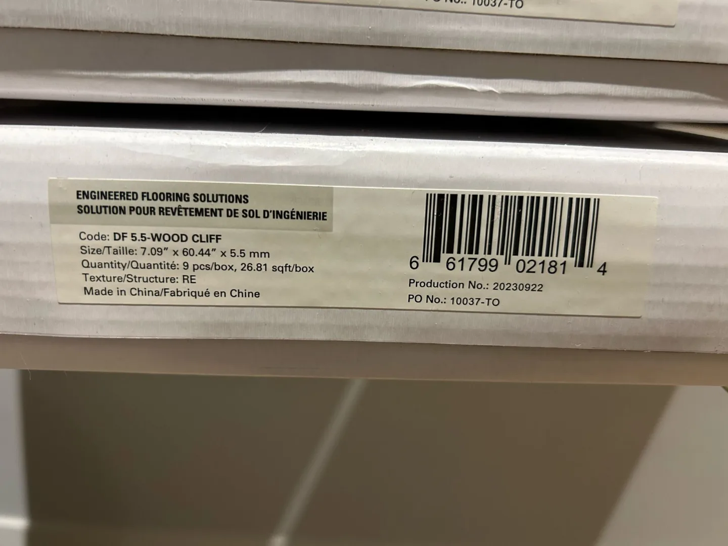 Engineered Flooring - 6 Boxes.  5.5mm Planks image indicator(3)